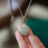Hetian Jade Laughing Buddha Necklace Hetian Jade Laughing Buddha Necklace - 1