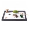 Zen Garden Koi Fish Decoration with Bridge and Grass - 1