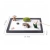 Zen Garden Koi Fish Decoration with Bridge and Grass - 10