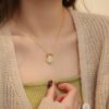 Natural Hetian Jade Laughing Buddha Pendant Necklace Natural Hetian Jade Laughing Buddha Pendant Necklace - 5