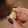 Natural Hetian Jade Laughing Buddha Pendant Necklace Natural Hetian Jade Laughing Buddha Pendant Necklace - 3