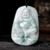 Natural Jade Maitreya Buddha Pendant Necklace Natural Jade Maitreya Buddha Pendant Necklace - 2