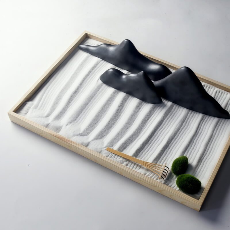Zen Garden Ceramic Rock Decorations - 15