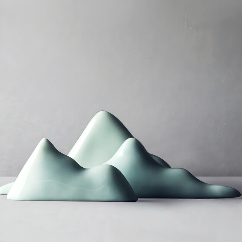 Zen Garden Ceramic Rock Decorations - 16