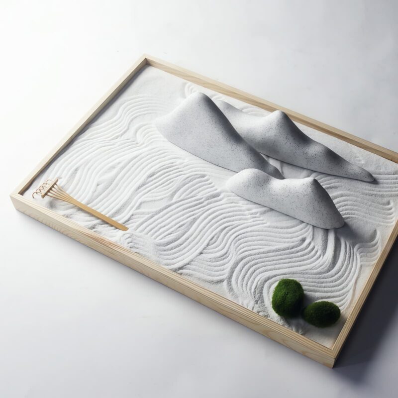 Zen Garden Ceramic Rock Decorations - 8