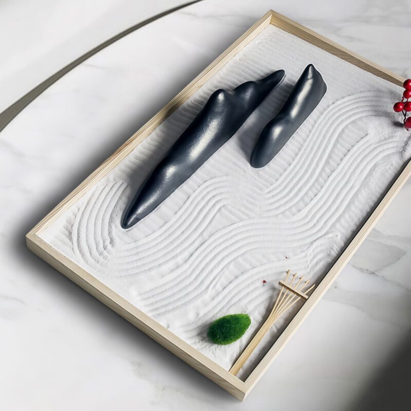 Zen Garden Ceramic Rock Decorations - 14