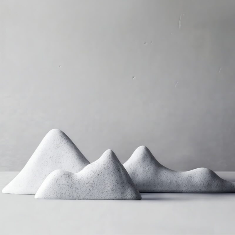 Zen Garden Ceramic Rock Decorations - 2