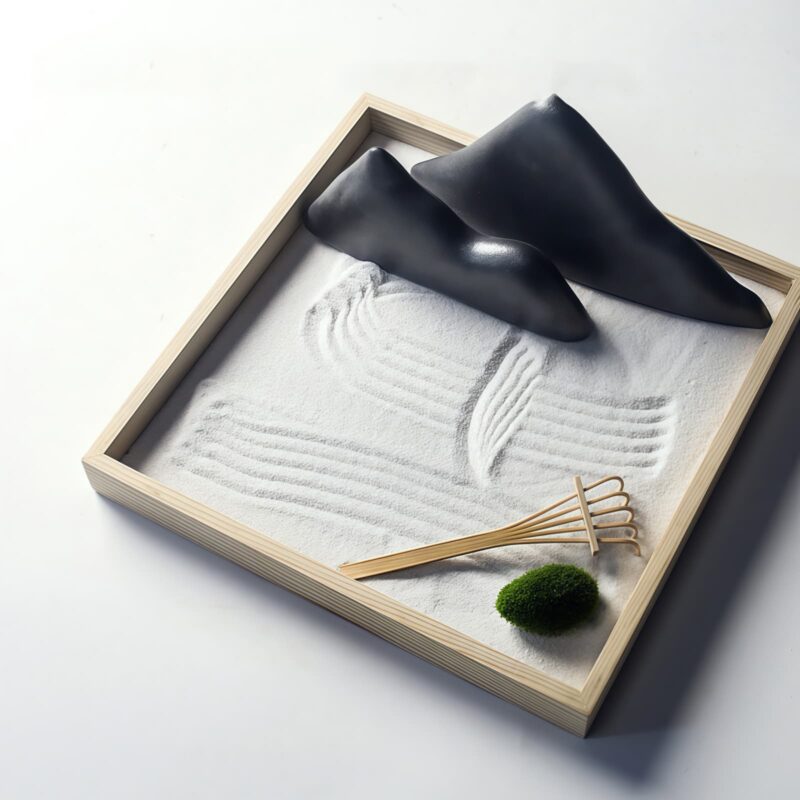 Zen Garden Ceramic Rock Decorations - 13