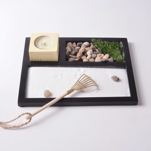 Decoração de Jardim Zen com Pedras de Meditação