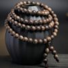 Agarwood 108 Mala Beads Peace Bracelet - 7