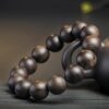 Agarwood 108 Mala Beads Peace Bracelet - 3