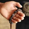 Agarwood Strength Bracelet with Square Beads - 5