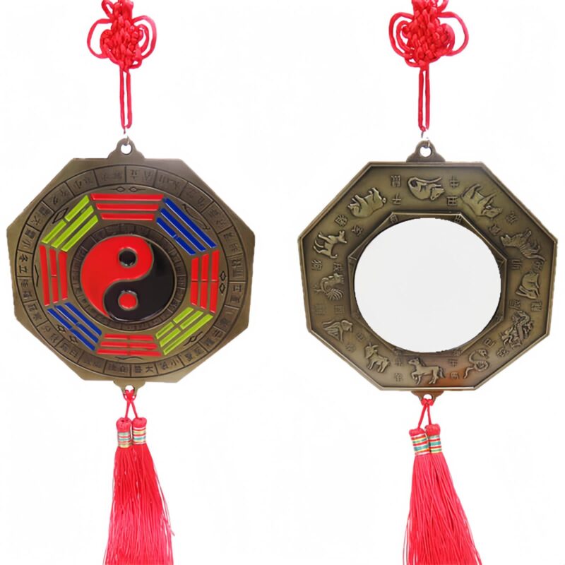 Chinesischer Bagua-Energiespiegel aus Legierung Chinese Alloy Bagua Map Energy Mirror - 24