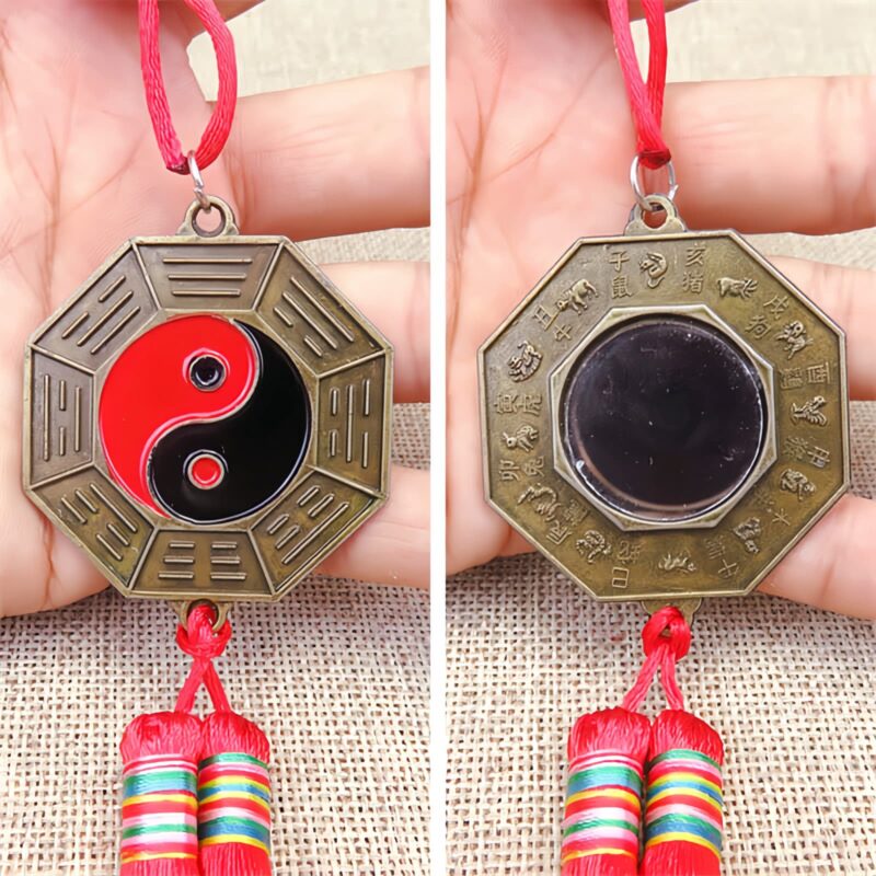 Chinesischer Bagua-Energiespiegel aus Legierung Chinese Alloy Bagua Map Energy Mirror - 5