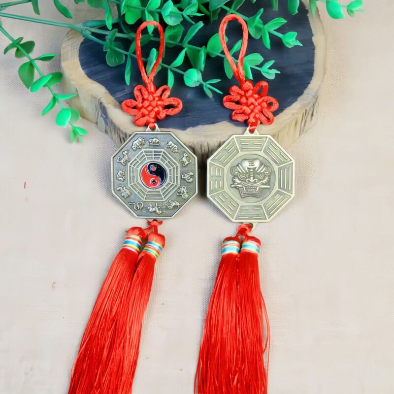 Chinesischer Bagua-Energiespiegel aus Legierung Chinese Alloy Bagua Map Energy Mirror - 13
