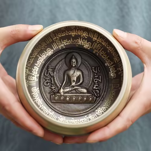 Handgefertigtes tibetisches Klangschalen-Set für Meditation und Fokus Handgefertigtes tibetisches Klangschalen-Set für Meditation und Fokus
