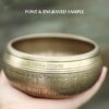 Handgefertigtes tibetisches Klangschalen-Set für Meditation und Fokus Tibetan Handcrafted Sound Bowl Set for Meditation & Focus - 14