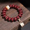 Tibet Bodhi Seed Dzi Dancing Lion Luck Bracelet Tibet Bodhi Seed Dzi Dancing Lion Luck Bracelet