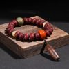 Tibet Bodhi Seed Dzi Dancing Lion Luck Bracelet Tibet Bodhi Seed Dzi Dancing Lion Luck Bracelet