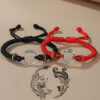 925 Silver Dragon Phoenix Couple Bracelet 925 Silver Dragon Phoenix Couple Bracelet - 1