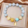 Aquamarin-Armband für Schutz und Fülle Aquamarine Wealth Protection Bracelet