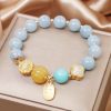 Aquamarin-Armband für Schutz und Fülle Aquamarine Wealth Protection Bracelet