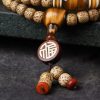 Bodhi Seed Tiger's Eye Peace Bracelet Bodhi Seed Tiger's Eye Peace Bracelet