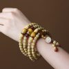 Bodhi Seed Tiger's Eye Peace Bracelet Bodhi Seed Tiger's Eye Peace Bracelet
