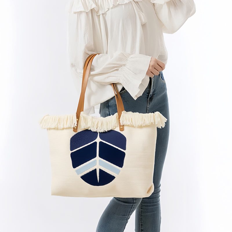 Bolsa Tote de Lona Olho Grego e Mão de Hamsá Canvas Evil Eye Hamsa Tote Bag