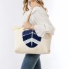 Bolsa Tote de Lona Olho Grego e Mão de Hamsá Canvas Evil Eye Hamsa Tote Bag