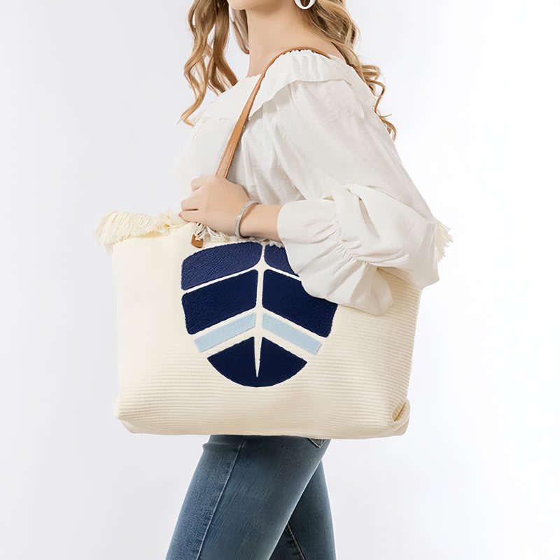Bolsa Tote de Lona Olho Grego e Mão de Hamsá Canvas Evil Eye Hamsa Tote Bag