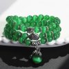 Chrysoberyl Pixiu Triple Wrap Wealth Bracelet Chrysoberyl Pixiu Triple Wrap Wealth Bracelet