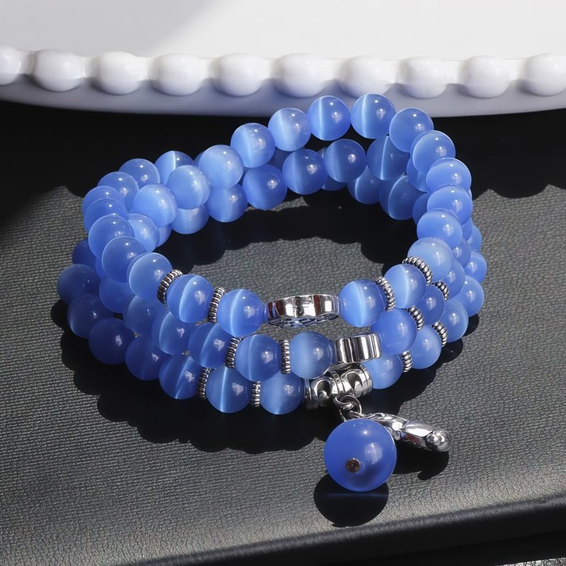 Chrysoberyl Pixiu Triple Wrap Wealth Bracelet Chrysoberyl Pixiu Triple Wrap Wealth Bracelet