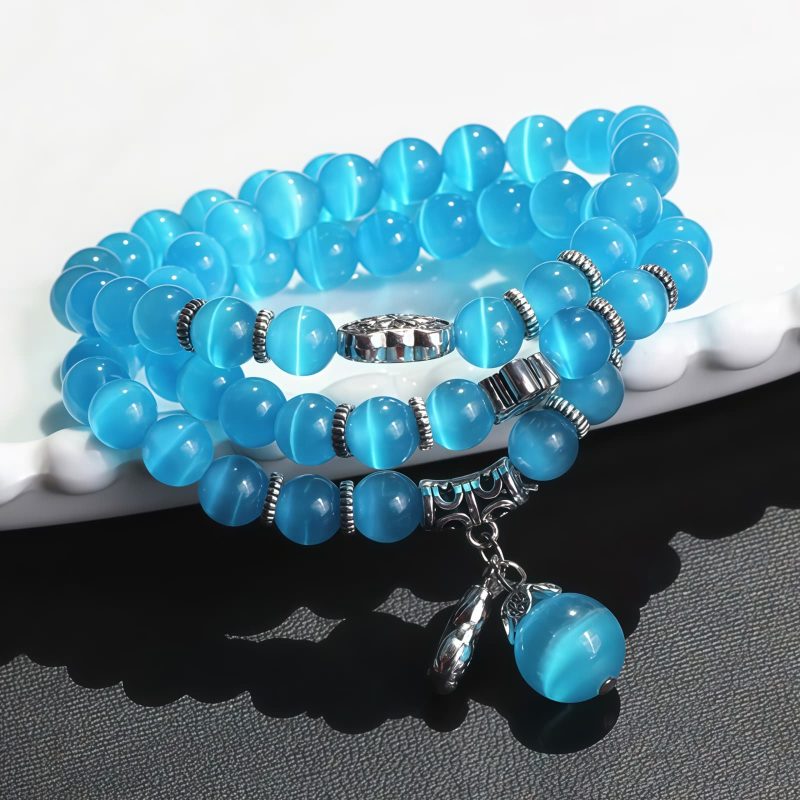 Chrysoberyl Pixiu Triple Wrap Wealth Bracelet Chrysoberyl Pixiu Triple Wrap Wealth Bracelet