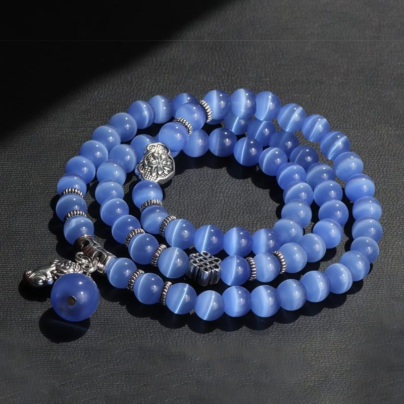 Chrysoberyl Pixiu Triple Wrap Wealth Bracelet Chrysoberyl Pixiu Triple Wrap Wealth Bracelet