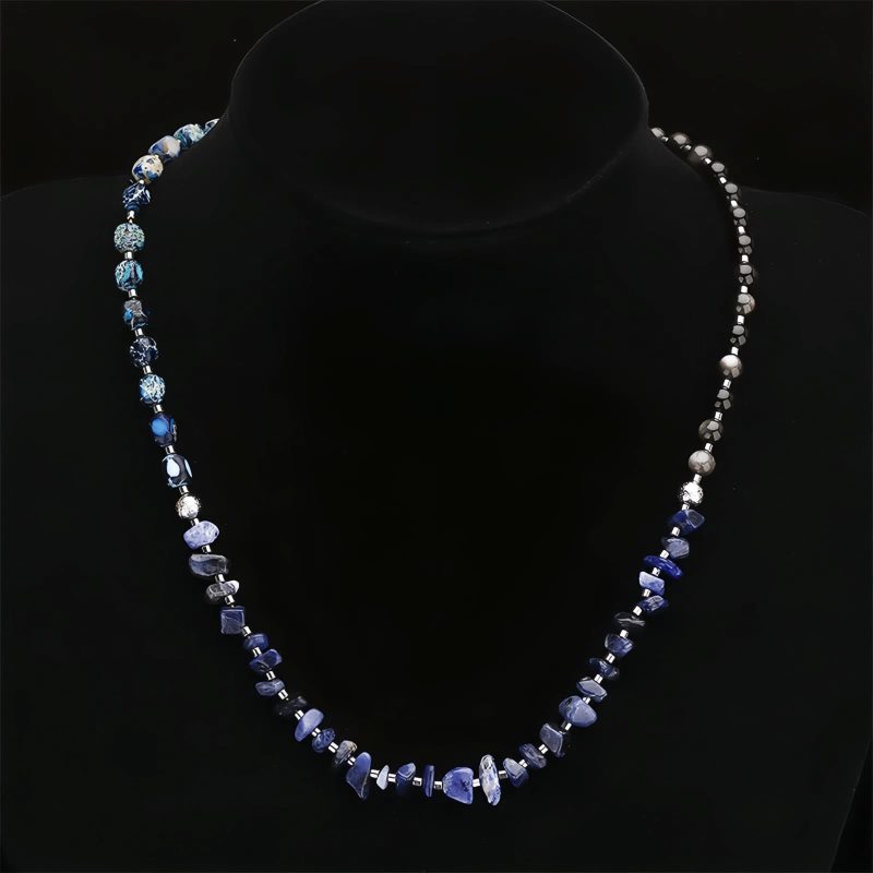 Emperor Stone & Sodalite Balance Bracelet Emperor Stone & Sodalite Balance Bracelet