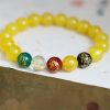 Pulsera de Ágata de los Cinco Elementos para la Abundancia Five Elements Agate Wealth Enhancement Bracelet