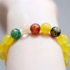 Pulsera de Ágata de los Cinco Elementos para la Abundancia Five Elements Agate Wealth Enhancement Bracelet