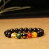 Pulsera de Ágata de los Cinco Elementos para la Abundancia Five Elements Agate Wealth Enhancement Bracelet