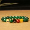 Pulsera de Ágata de los Cinco Elementos para la Abundancia Five Elements Agate Wealth Enhancement Bracelet