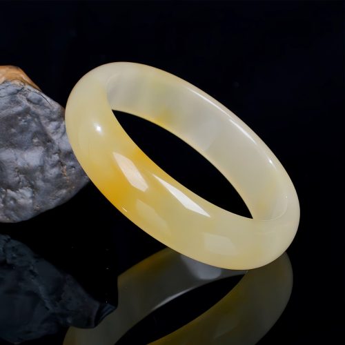 Natural Golden Silk Jade Wealth Bracelet Golden Silk Jade Wealth Protection Bracelet