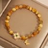 Handmade Tiger Eye Butterfly Protection Bracelet Handmade Tiger Eye Butterfly Protection Bracelet