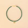 Natural Malachite Elephant Charm Bracelet Natural Malachite Elephant Charm Bracelet
