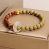 Natural Alashan Agate Kuka Seed Protection Bracelet Natural Alashan Agate Kuka Seed Protection Bracelet