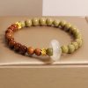 Natural Alashan Agate Kuka Seed Protection Bracelet Natural Alashan Agate Kuka Seed Protection Bracelet