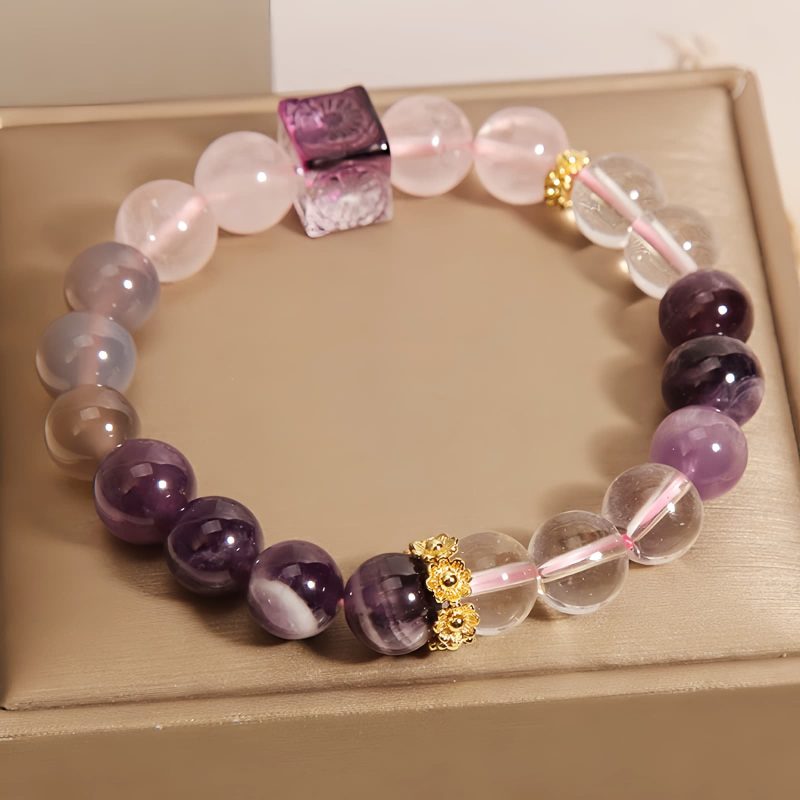 Natural Amethyst Healing Bracelet Natural Amethyst Healing Bracelet