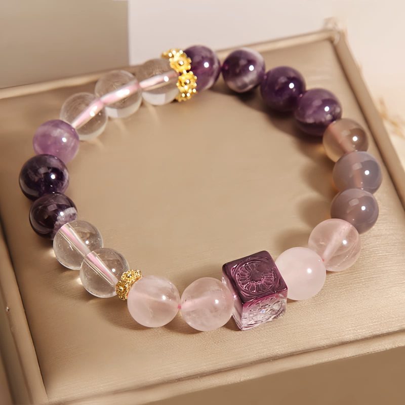 Natural Amethyst Healing Bracelet Natural Amethyst Healing Bracelet