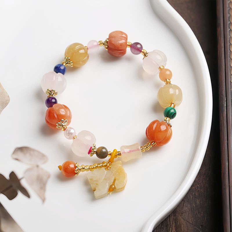 Natural Golden Silk Jade Pixiu Wealth Bracelet Natural Golden Silk Jade Pixiu Wealth Bracelet