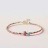 14K Gold Plated Rhodonite Loving Energy Bracelet 14K Gold Plated Rhodonite Loving Energy Bracelet