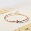 14K Gold Plated Rhodonite Loving Energy Bracelet 14K Gold Plated Rhodonite Loving Energy Bracelet